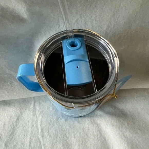 ALDI Gear Stainless Steel Tumbler 28 oz. Christmas Holiday 2024 Handle Straw Lid - Picture 3 of 6